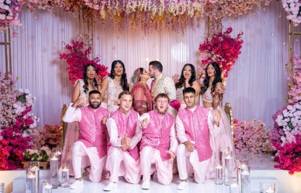 The wedding of A Lavish Hindu Wedding with Vibrant Florals & Acrobatic Performers Gallery 12