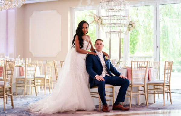 A Romantic and Elegant Ballroom Wedding With Blush Florals