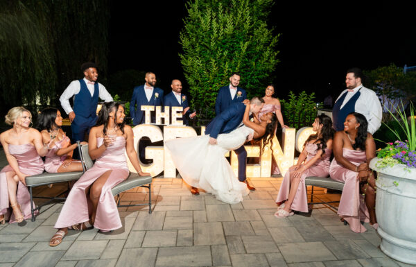 A Romantic and Elegant Ballroom Wedding With Blush Florals