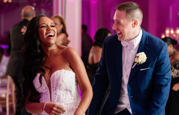 A Romantic and Elegant Ballroom Wedding With Blush Florals