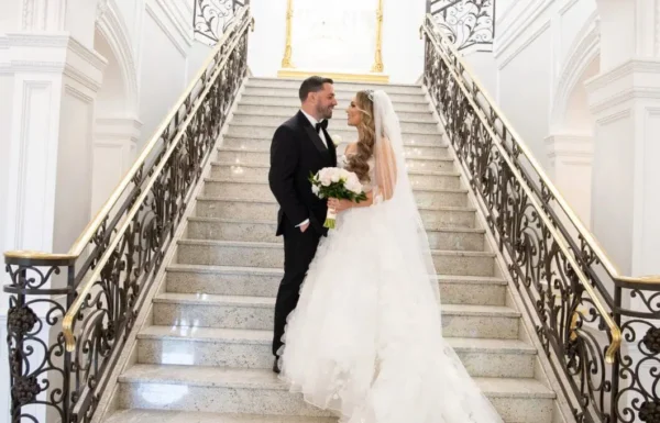 Bright Pink and White Florals Completed This Spring Wedding