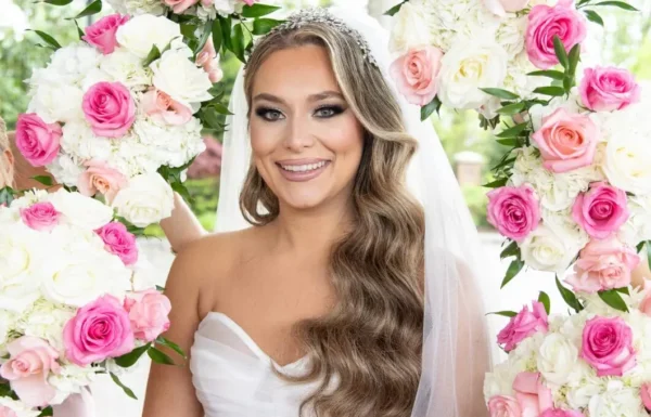 Bright Pink and White Florals Completed This Spring Wedding