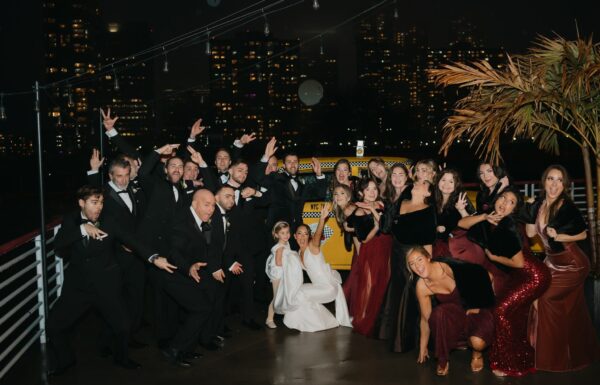 The wedding of A City-Chic Winter Wedding Complete With a Vintage NYC Cab Gallery 10