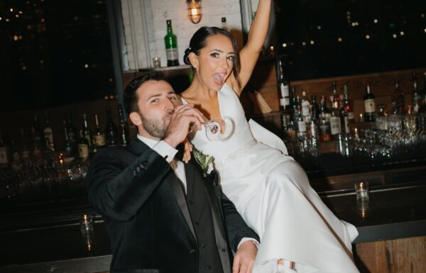 The wedding of A City-Chic Winter Wedding Complete With a Vintage NYC Cab Gallery 9