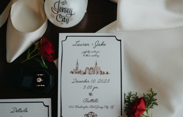 The wedding of A City-Chic Winter Wedding Complete With a Vintage NYC Cab Gallery 8