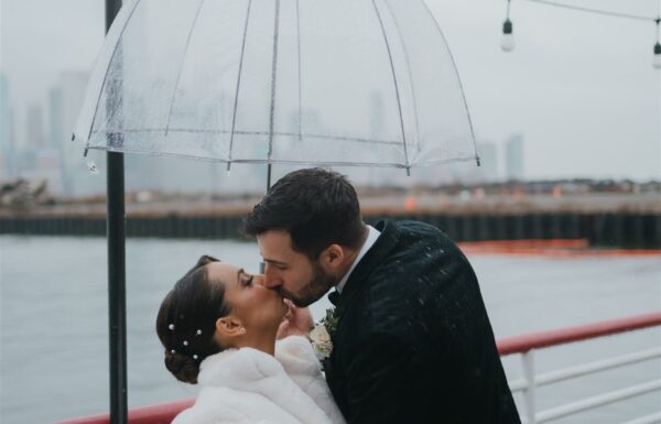 The wedding of A City-Chic Winter Wedding Complete With a Vintage NYC Cab Gallery 1