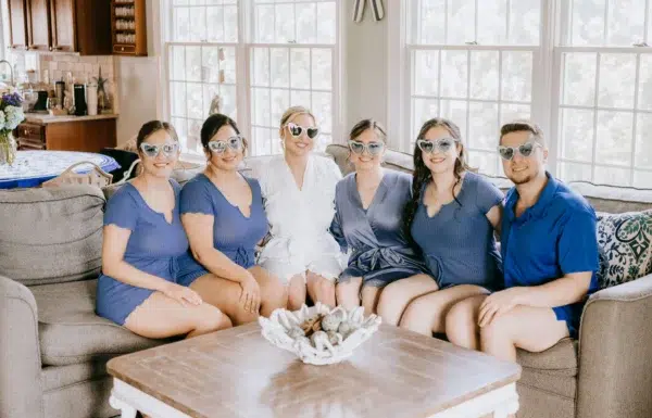 The wedding of A Waterfront Wedding Featuring The Couple’s Dog & Pride Flags at the Ceremony Gallery 11