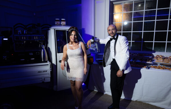 An Elegant Opulent Reception With a Gelato & Espresso Truck