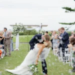 A Garden Party Wedding Complete With a ‘Please Be Seeded’ Seating Chart