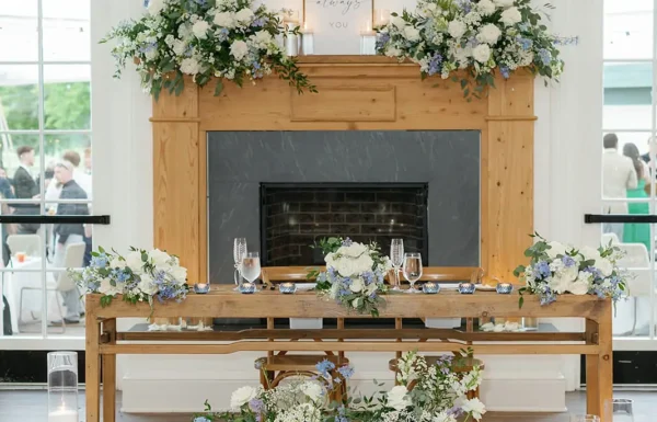 A Garden Party Wedding Complete With a ‘Please Be Seeded’ Seating Chart