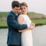 A Dreamy Waterfront Wedding With Sunset Details