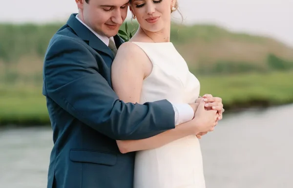 The wedding of A Dreamy Waterfront Wedding With Sunset Details Gallery 0