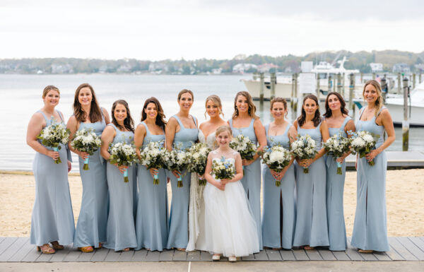 This Shore Wedding Featured Lots of Coastal Blues and Grays