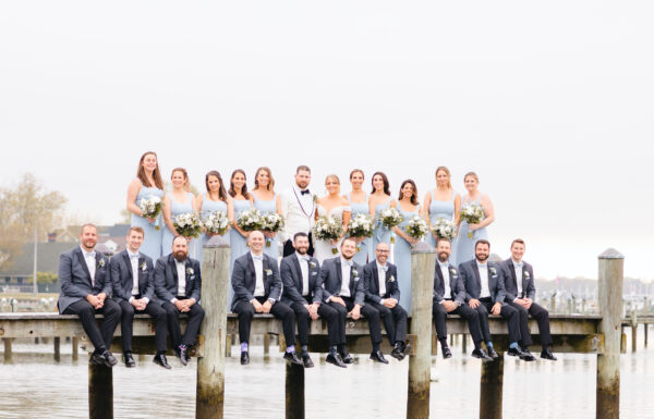 This Shore Wedding Featured Lots of Coastal Blues and Grays