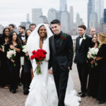 This Jersey City Wedding Exuded Sultry and Romantic Vibes
