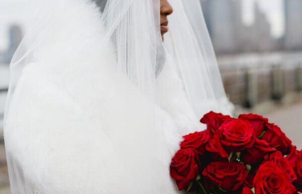 This Jersey City Wedding Exuded Sultry and Romantic Vibes