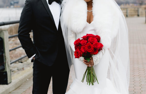This Jersey City Wedding Exuded Sultry and Romantic Vibes