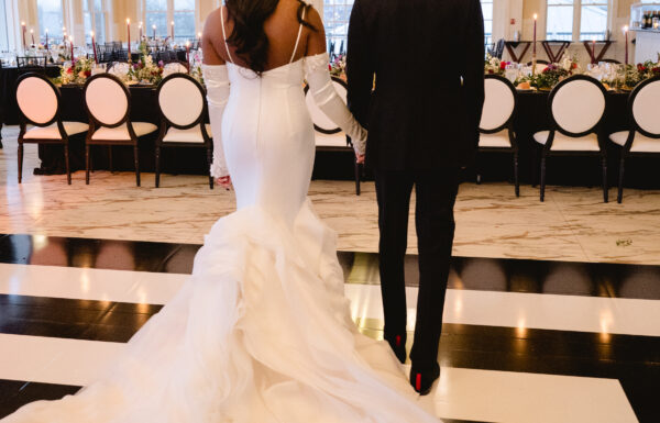 This Jersey City Wedding Exuded Sultry and Romantic Vibes