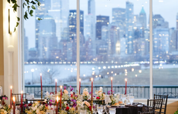 This Jersey City Wedding Exuded Sultry and Romantic Vibes