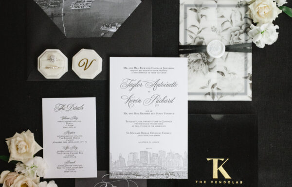 This Jersey City Wedding Exuded Sultry and Romantic Vibes