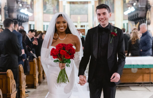 This Jersey City Wedding Exuded Sultry and Romantic Vibes