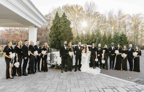 Modern Glamour Plus a Martini Bar on This Big Day