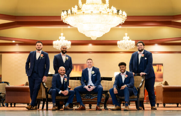 A Romantic and Elegant Ballroom Wedding With Blush Florals