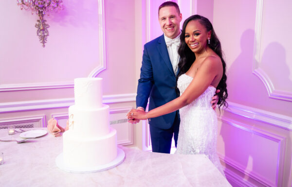 A Romantic and Elegant Ballroom Wedding With Blush Florals