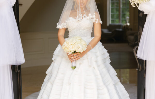 Over-The-Top White Florals Created a Fairytale Wedding