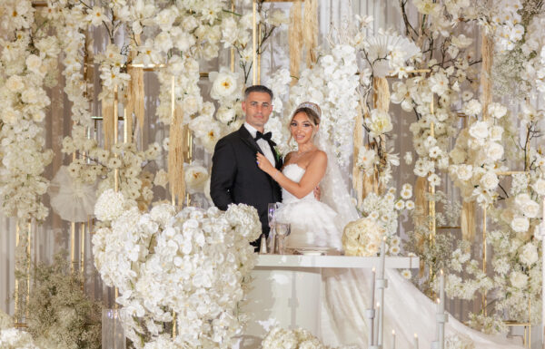Over-The-Top White Florals Created a Fairytale Wedding