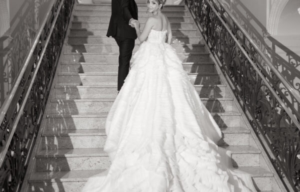 Over-The-Top White Florals Created a Fairytale Wedding