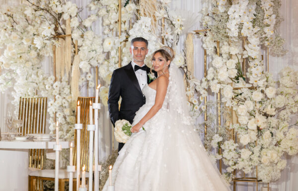 Over-The-Top White Florals Created a Fairytale Wedding
