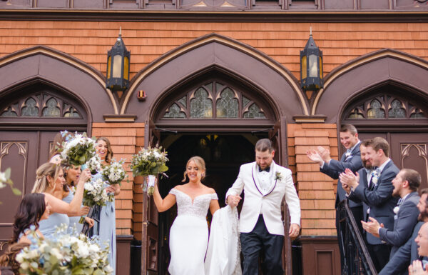 This Shore Wedding Featured Lots of Coastal Blues and Grays