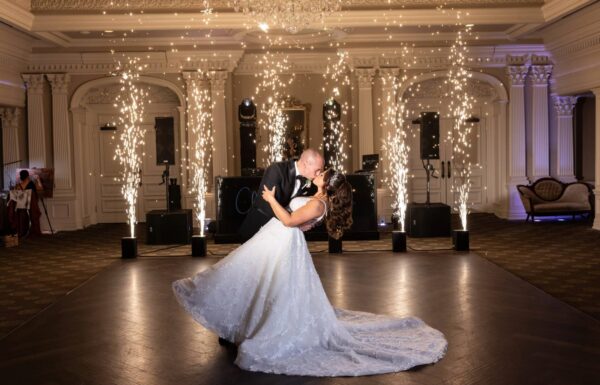 The wedding of A Beautiful Big Day With Pops of Lavender and Deep Blue Gallery 4