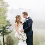 Rain at This Natirar Wedding Created a Dreamy Vibe and Gorgeous Photos