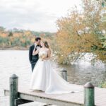 Soft Hues and Beautiful Florals at This Shore Wedding in the Fall