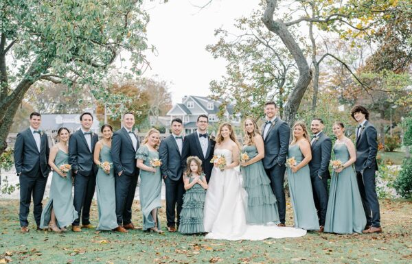 The wedding of Soft Hues and Beautiful Florals at This Shore Wedding in the Fall Gallery 9