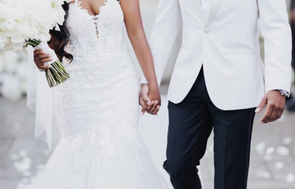 The wedding of A Timeless Black and White Palette Plus Entertainers on Stilts at This Wedding Gallery 13