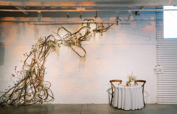 The wedding of An Industrial Venue Plus Earth Tone Colors at This Fall Wedding Gallery 9