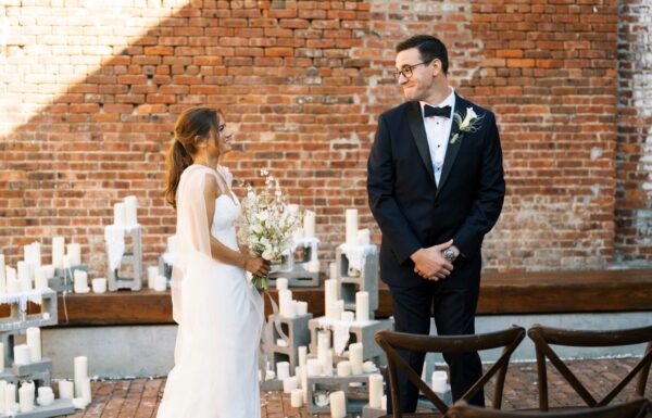 The wedding of An Industrial Venue Plus Earth Tone Colors at This Fall Wedding Gallery 7