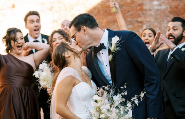 The wedding of An Industrial Venue Plus Earth Tone Colors at This Fall Wedding Gallery 17