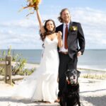 They Worked at The Venue Where They Held Their Boho Beach Fall Wedding
