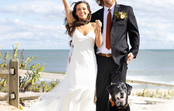 They Worked at The Venue Where They Held Their Boho Beach Fall Wedding