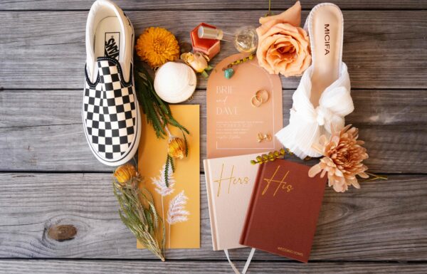 They Worked at The Venue Where They Held Their Boho Beach Fall Wedding