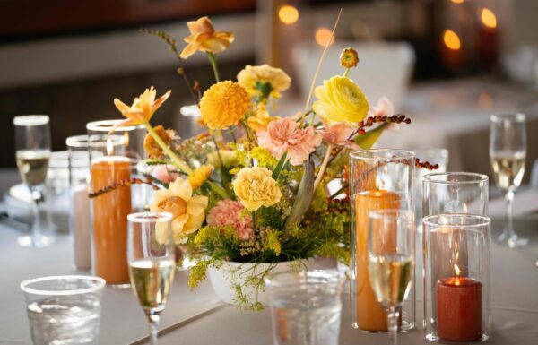They Worked at The Venue Where They Held Their Boho Beach Fall Wedding