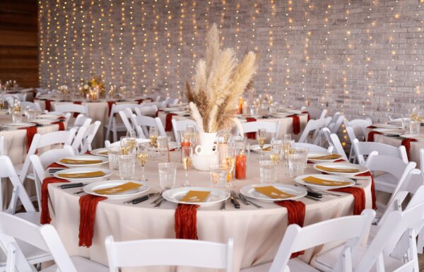 They Worked at The Venue Where They Held Their Boho Beach Fall Wedding