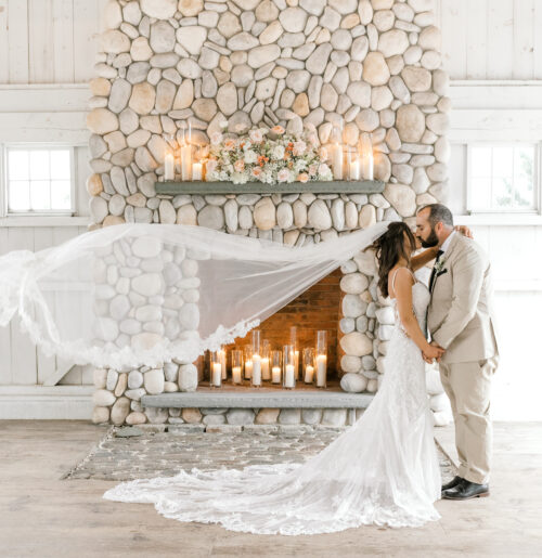 The wedding of A Coastal Wedding Featuring an Oyster Shell Seating Chart