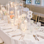 The wedding of A Coastal Wedding Featuring an Oyster Shell Seating Chart Gallery 2