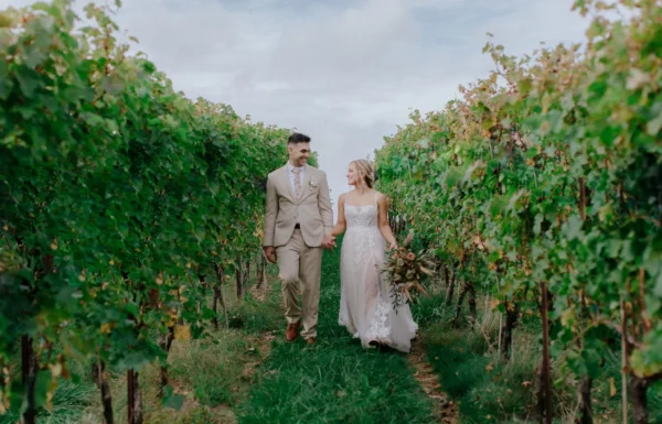The wedding of A Food Truck Frenzy and Boho Vibe For This Fall Vineyard Wedding Gallery 16
