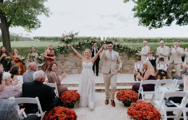 The wedding of A Food Truck Frenzy and Boho Vibe For This Fall Vineyard Wedding Gallery 4